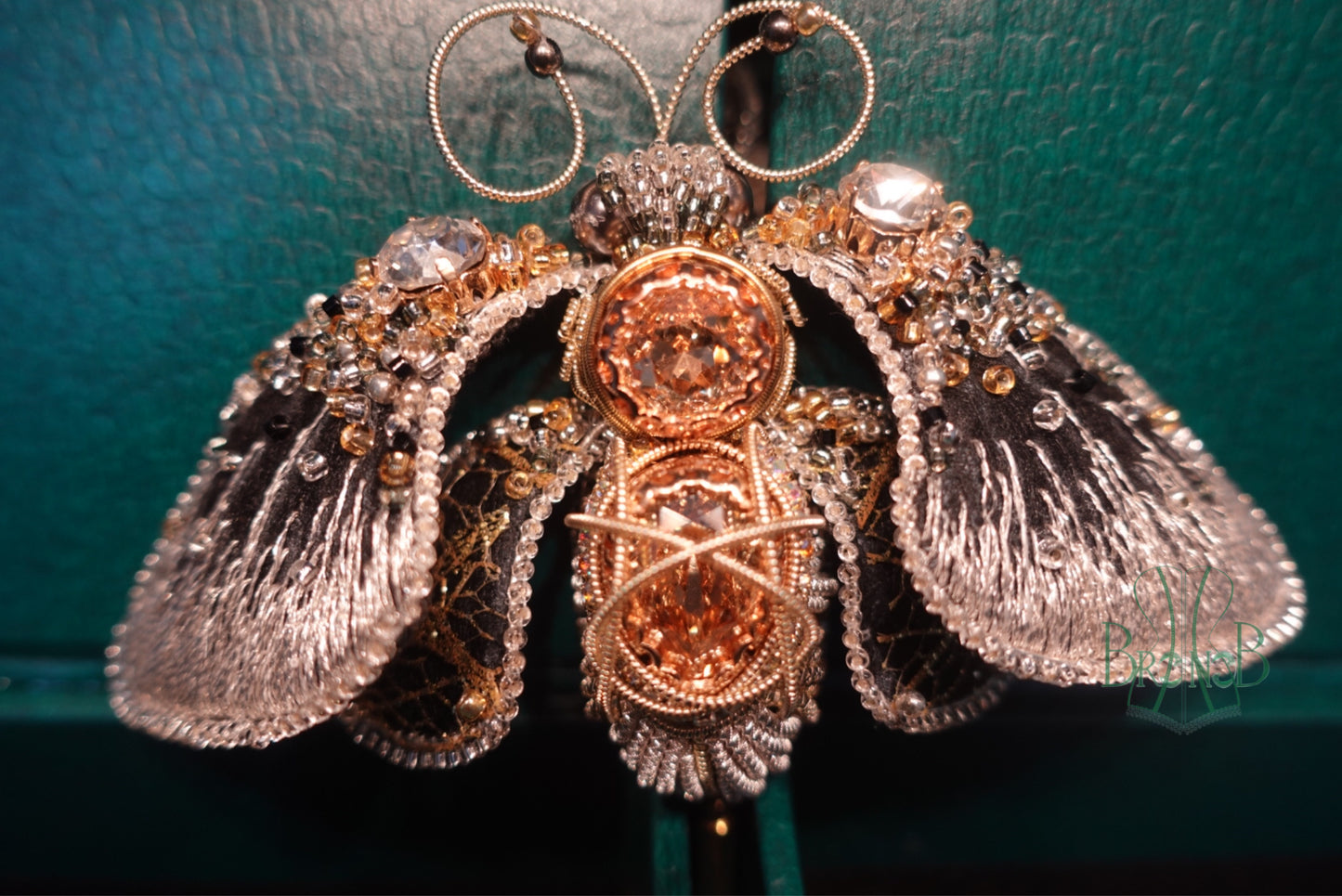 LUXURY EGYPT 6D BUTTERFLY HANDMADE BEADING BROOCHES