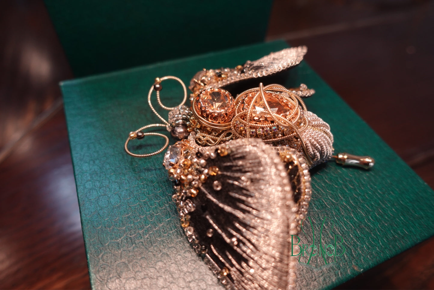 LUXURY EGYPT 6D BUTTERFLY HANDMADE BEADING BROOCHES